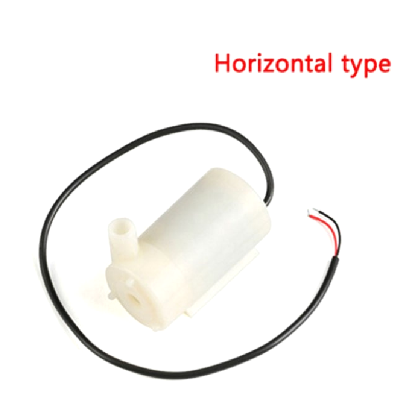 Pompe à eau submersible miniature 1,2 L/h à moteur sans balais silencieux CC 3-5 V, très populaire