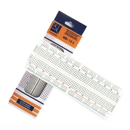 Breadboard Platine d'Essai MB102 Carte Circuit Imprimé PCB Compatible avec Arduino et Raspberry Pi