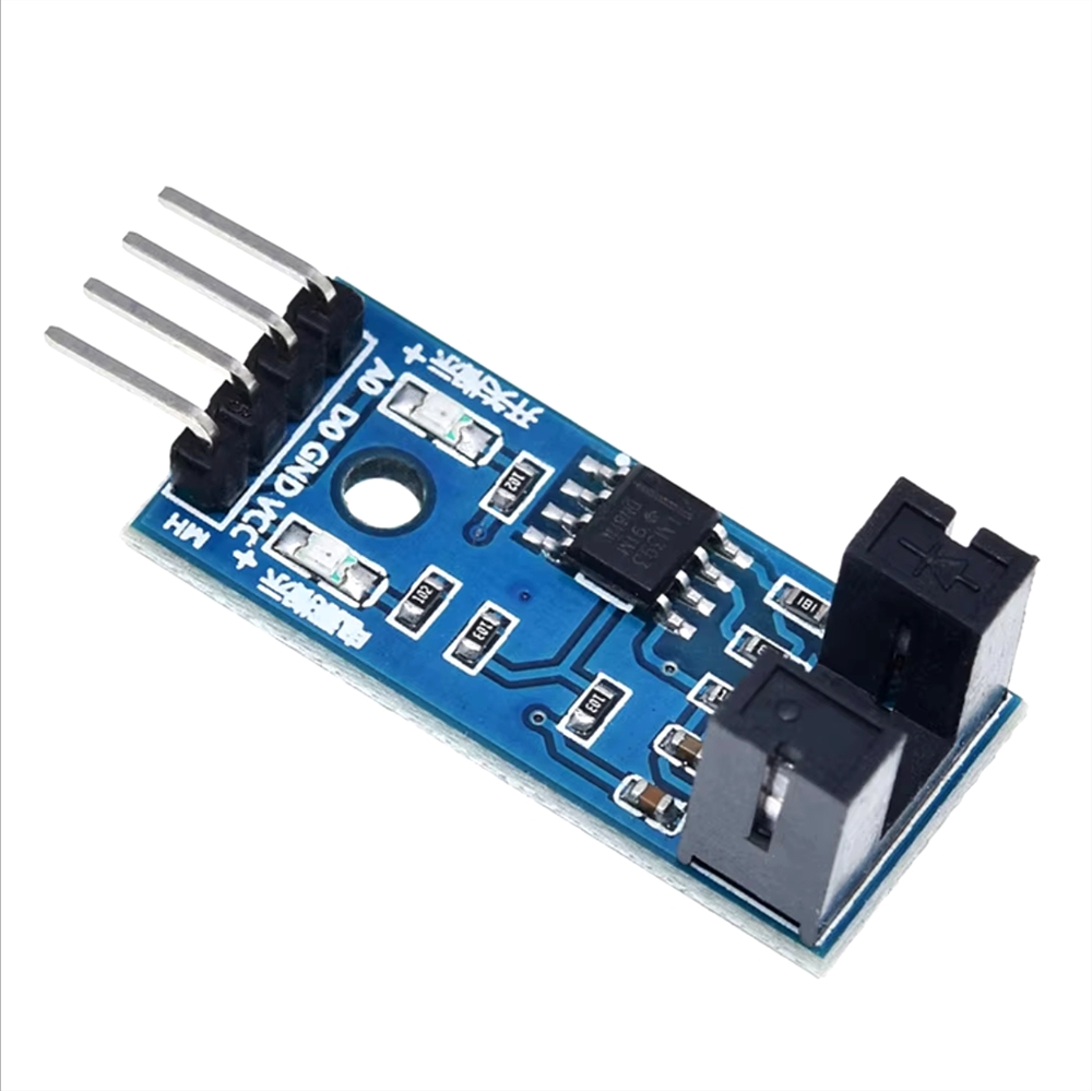 Module de capteur de vitesse 3,3 V-5 V, capteur tachymétrique, module de compteur à optocoupleur de type fente – Image 4