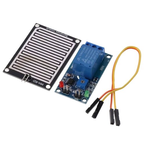 Module contrôleur de gouttes de pluie 12 V, module relais de capteur de pluie pour la surveillance de l'humidité foliaire LM35, module météorologique