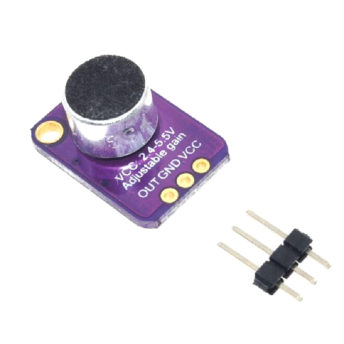 Amplificateur de microphone électret GY-MAX4466, module d'amplification réglable MAX4466